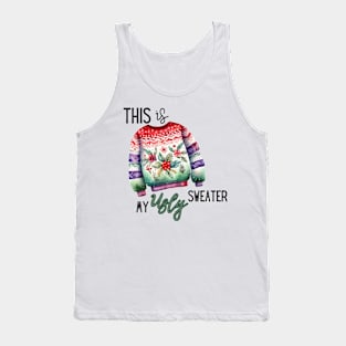 Ugly Christmas Sweater Tank Top